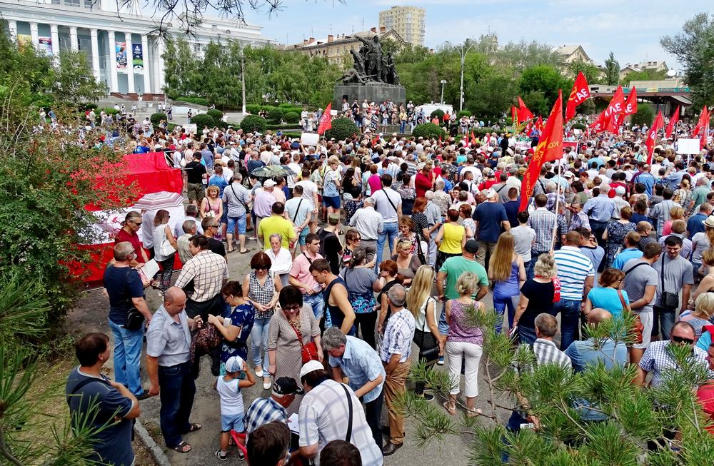  митинг в Волгограде